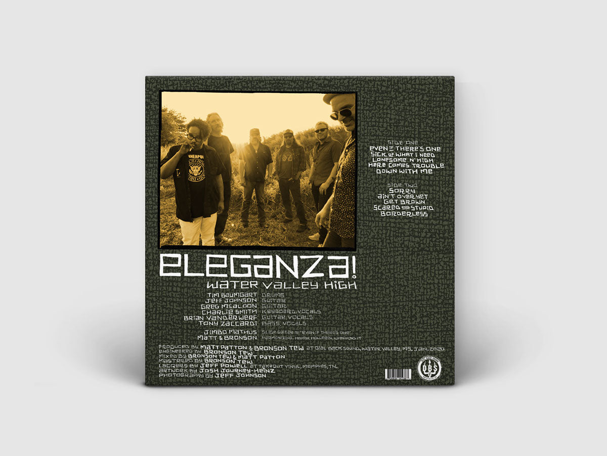 Eleganza 'Water Valley High' LP on 140g Tan Vinyl