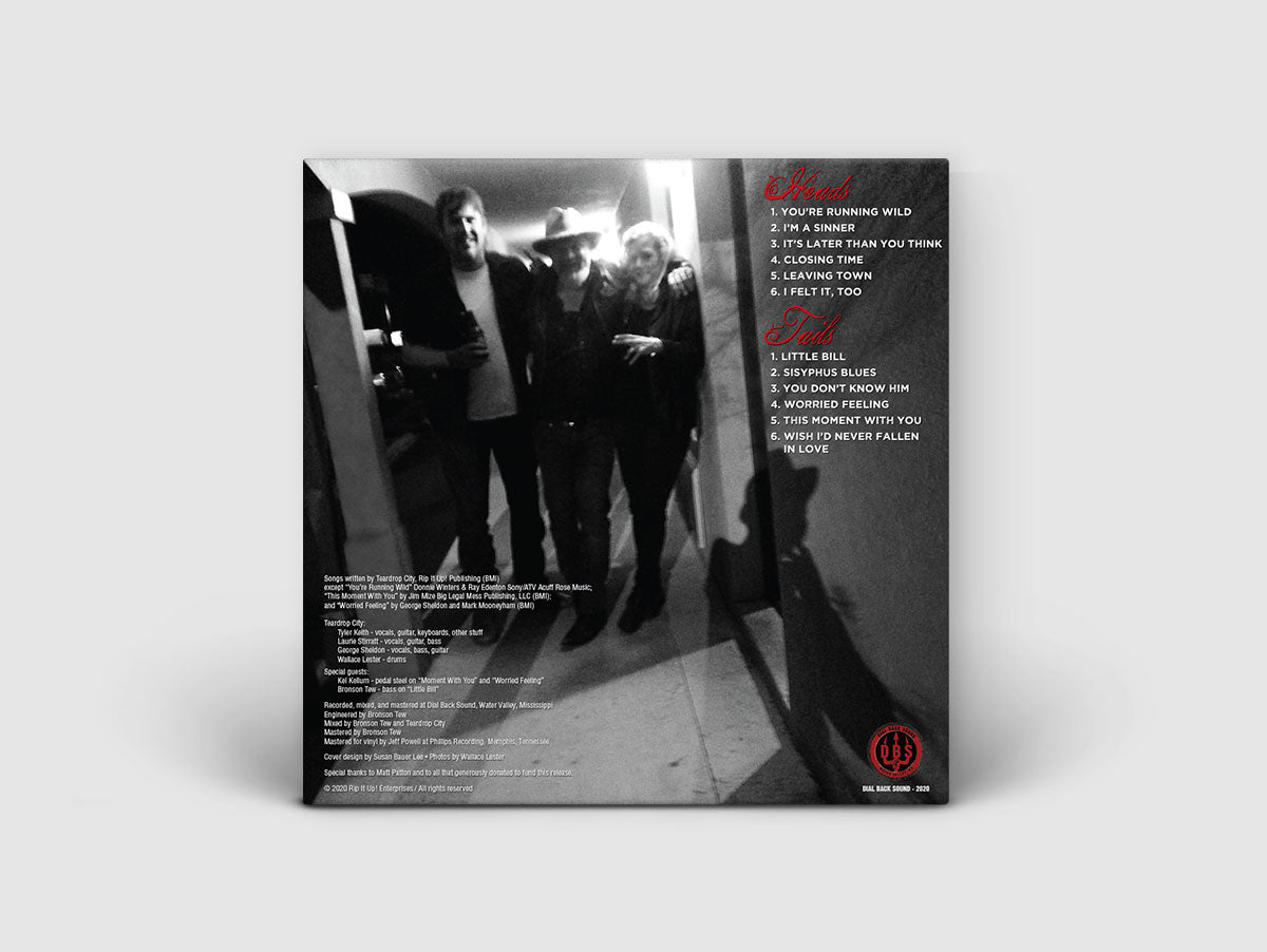 Teardrop City 'It's Later Than You Think' LP on 140g Red Marble Vinyl - Limited Edition